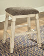 Bolanburg Two-Tone Counter Height Dining Table with 4 Barstools, front view