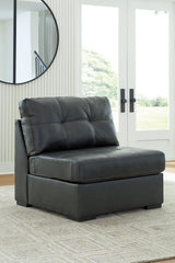 main view of Brindley Fog Pier 4-Piece Sectional Sofa with Ottoman