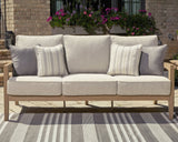 Hallow Driftwood Creek Outdoor Sofa front angle