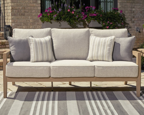 Hallow Driftwood Creek Outdoor Sofa front angle