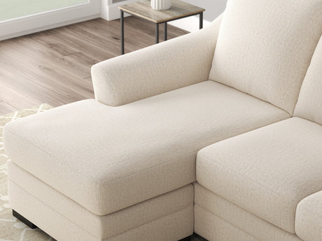 Lango Jute Sofa and Ottoman set front view