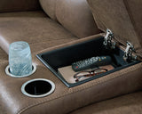 Beckley Earth Place faux leather sofa front angle