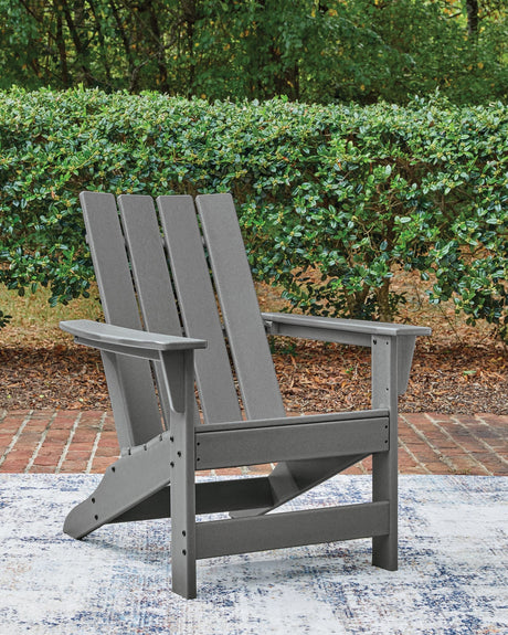 Cove Gray Beach 2 Adirondack Chairs set, front angle
