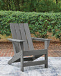 Cove Gray Beach 2 Adirondack Chairs set, front angle