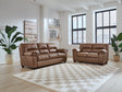 WillowBend Caramel Sofa and Loveseat set main view