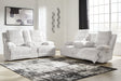 Rhines Alloy Falls Sofa and Loveseat set, front angle