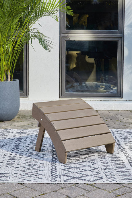 Sundown Treasure Driftwood Ottoman front angle view