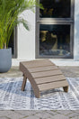 Sundown Treasure Driftwood Ottoman front angle view