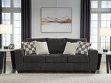 Loreo Ebony Chenille Sofa front view