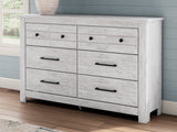 Makidern Whitewash Dresser front view