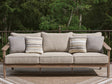 Harmony Headlands Outdoor Sofa natural gray front view