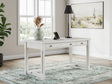 Robbinsdale Antique White Home Office Desk front view
