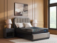 Millennium 2.0 Hybrid 14 Inch Black Queen Mattress front view