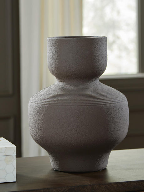 Dalsen Brown Vase front view