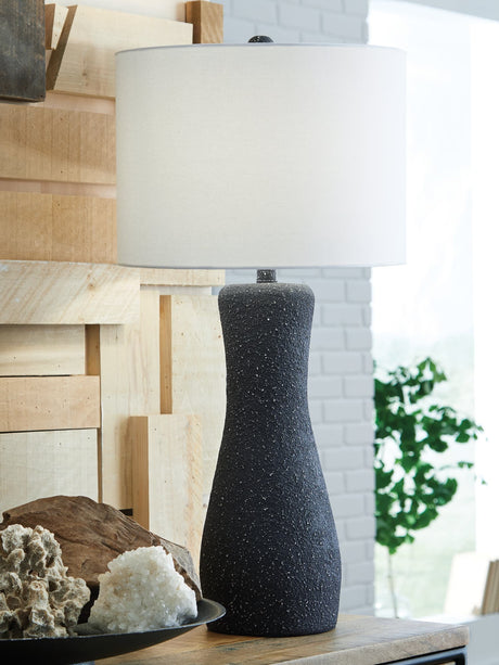 Maykins Black Table Lamp front view