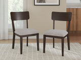 Mallenette Merlot Dining Chair frontal view