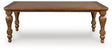 Greddinton Brown Dining Table front view