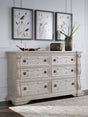 Bruchandi Antique White Dresser front view