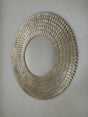 Wrightmund champagne finish sunburst accent mirror front view