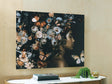 Valfer Orange Black White Wall Art front view