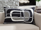 Gavrileigh pillow set of 4 showing embroidered abstract design front view