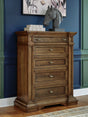 Frantanna Brown Chest of Drawers front view