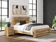 Maystonna Brown King Panel Bed front view