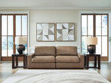 Veronella Sahara Leather 2-Piece Sectional Sofa main front view