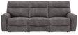 Next-Gen Durapella Slate 3-Piece Power Reclining Sectional sofa front view