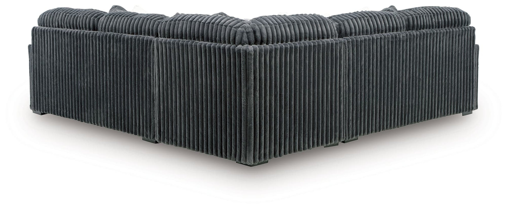 Midnight-Madness Gunmetal 3-Piece Sectional sofa main view frontal