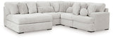 Cuddle Plush Arctic 5-Piece Sectional with Chaise sofa main view