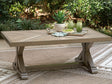 Laguna Heights Beige Outdoor Coffee Table, front view