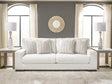 Hartside sofa front view showing frosted Next-Gen Nuvella chenille fabric