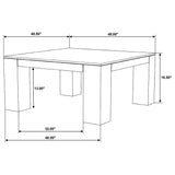 Butte Square Mango Wood Coffee Table Natural — product image 6