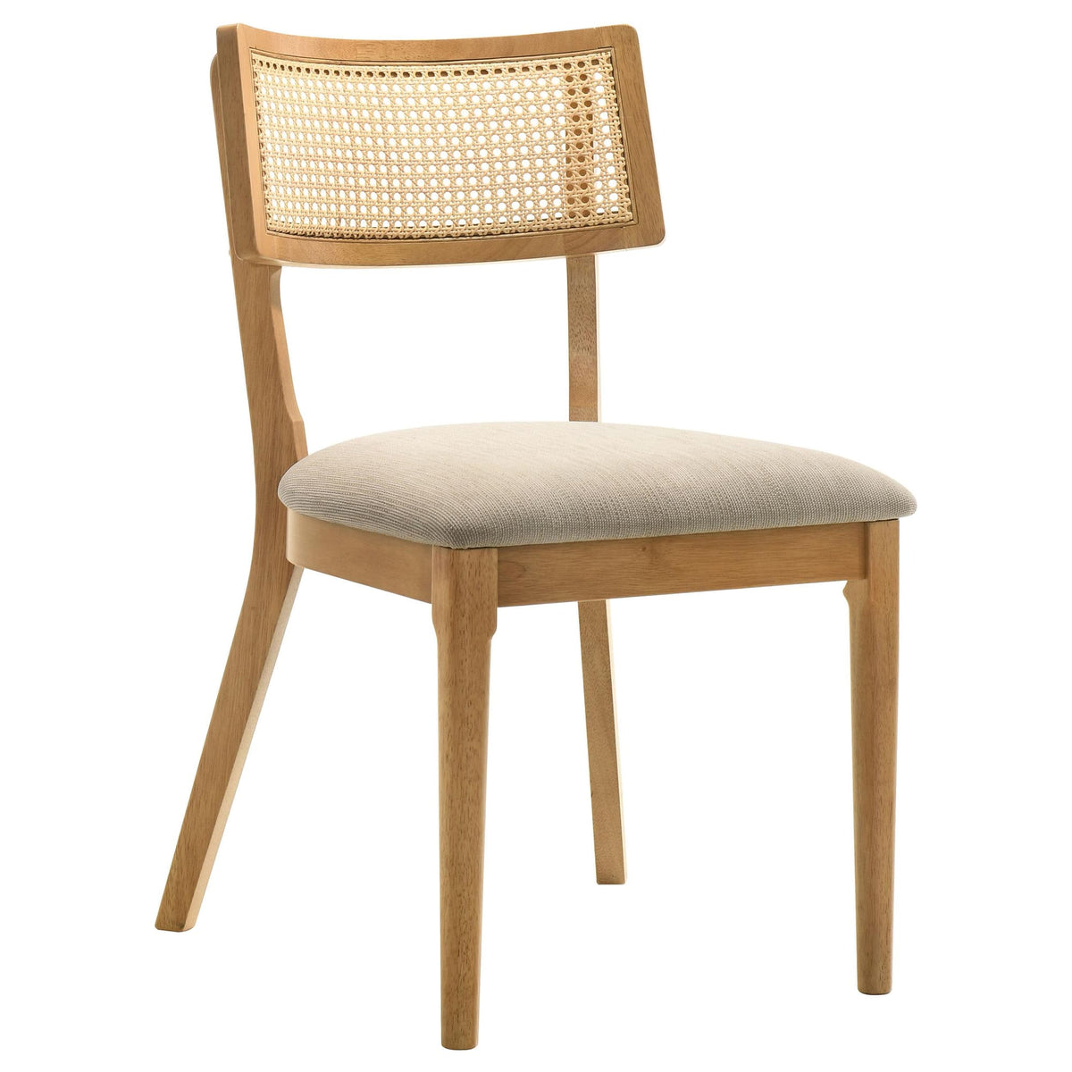 Fabra Cane Back Side Chair Honey Wheat Set of 2 — product image 3