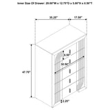 Etienne 5-Drawer Bedroom Chest of Drawers Walnut — product image 13