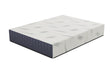 Cloudair White Blue Hybrid Plush King Mattress angled side view