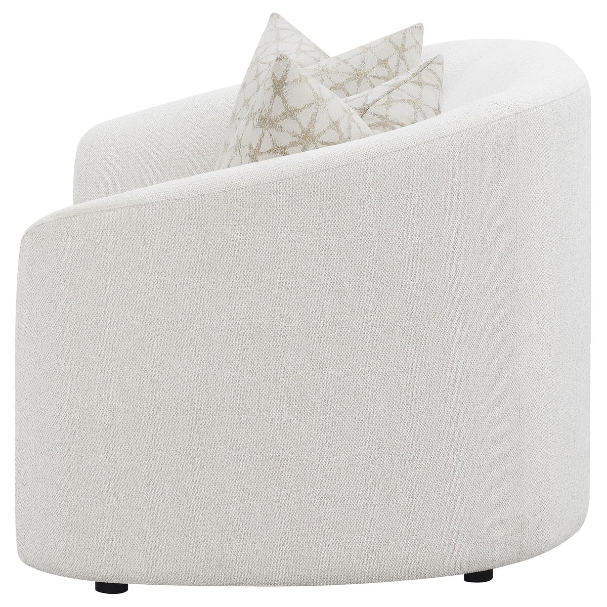 Rainn Boucle Upholstered Sloped Arm Loveseat Latte — product image 5