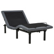Weston Twin XL Dual-Motor Massage Adjustable Bed Base in Black and Grey — product view