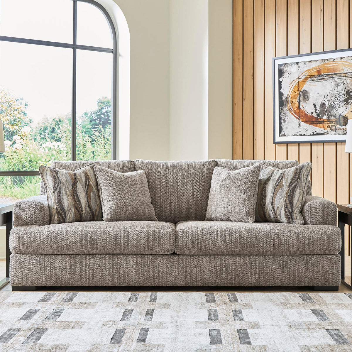 Lofwood Fossil Chenille Sofa — product view