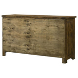 Doherty 6-Drawer Bedroom Dresser Rustic Brown — product image 8