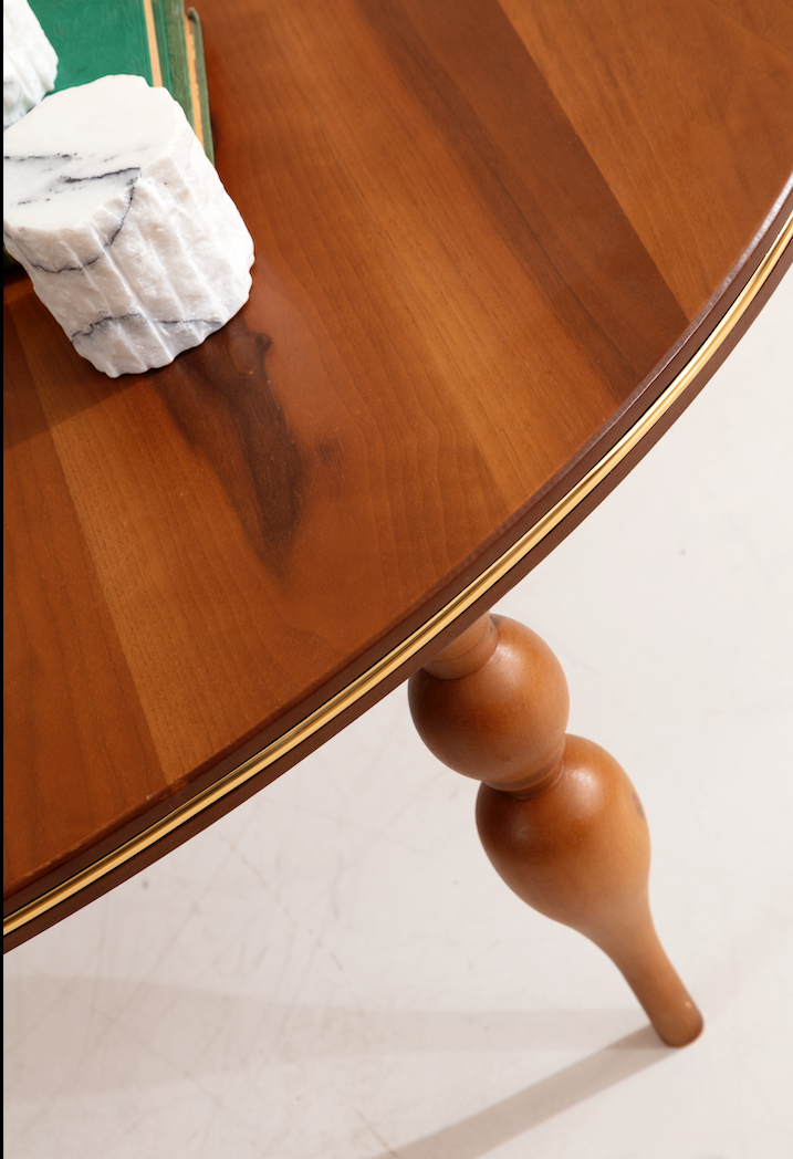 Underside detail of Polina Coffee Table legs and structure