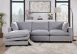 Cloud Gray Modular Fabric Reclining Sectional sofa main view
