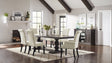 Phelps Ivory Rectangular Dining Room Set with Table and 4 Side Chairs — product view