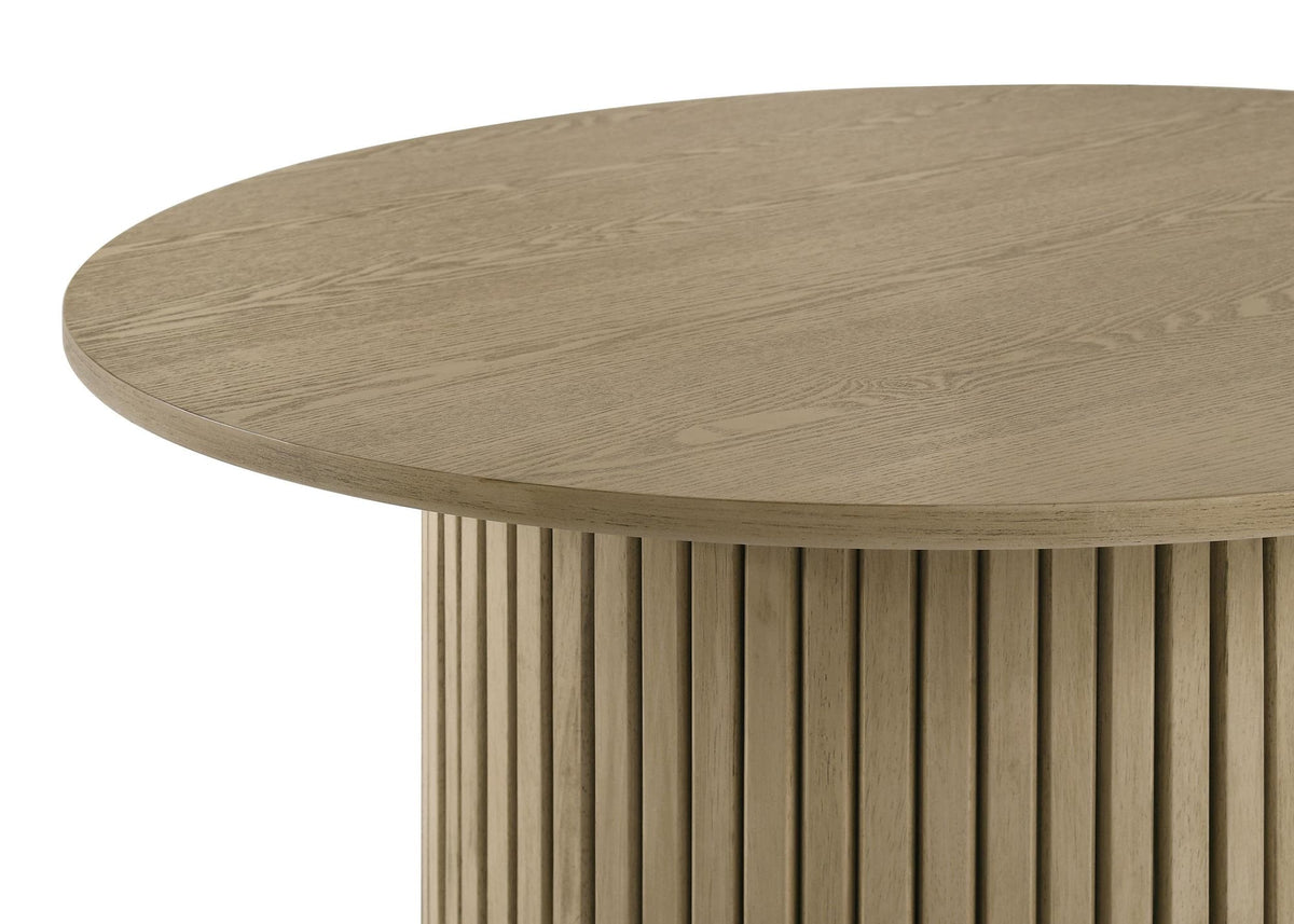 Hamlyn 5-Piece Round Wood Counter Height Dining Set Grey and Natural Oak — product image 5