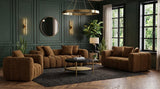 Lazaro Fabric Upholstered Wide Channel Accent Chair Bronze — product image 10