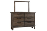 Gray Fabric Tufted Bedroom Set bed main view