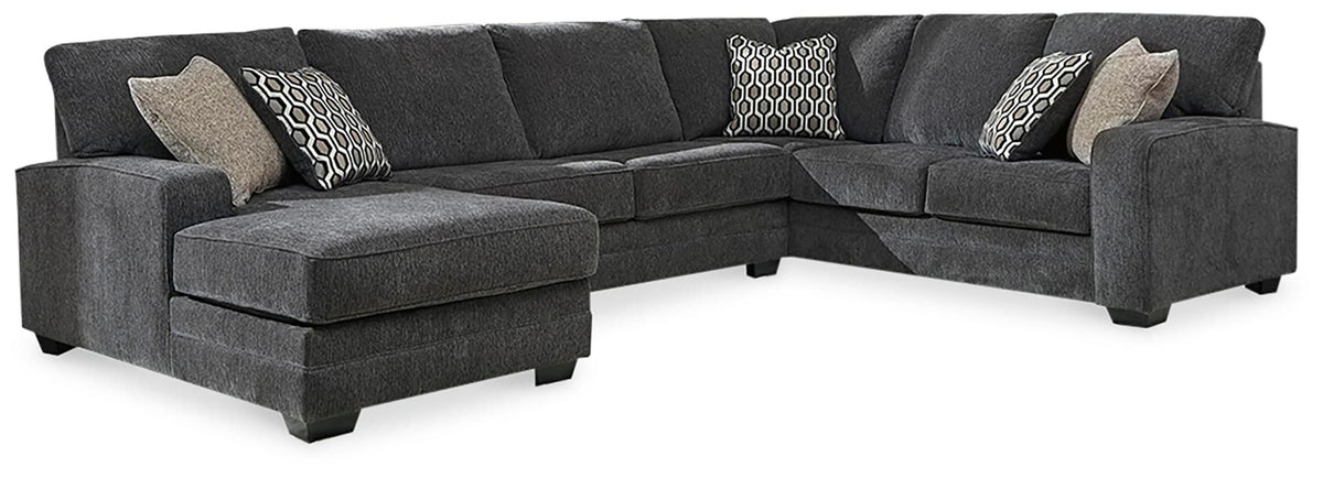 Tracling Slate 3-Piece Sectional with Ottoman — product image 3