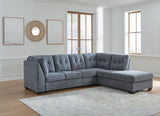 Marleton Denim 2-Piece Sectional with Ottoman — product image 9