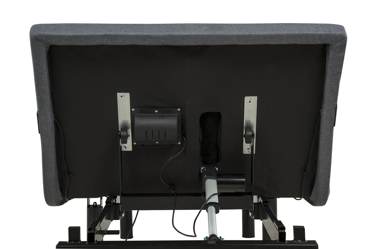 Weston Twin Dual-Motor Massage Adjustable Bed Base in Black and Grey — product image 10